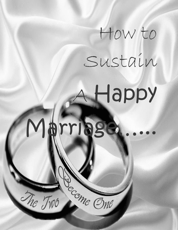 Product picture How To Sustain A Happy Marriage